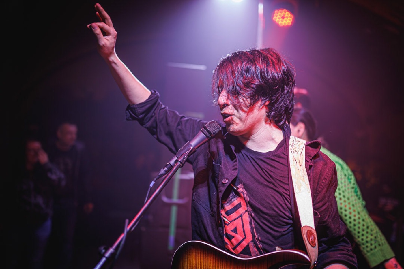 Martin Myslík performing with Phobia Journal